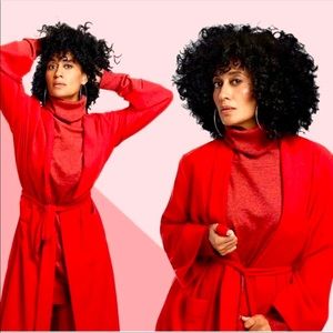 Tracee Ellis Ross Red 2pc Pantsuit